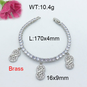 Fashion Brass Bracelet  F3B403973vhov-J22