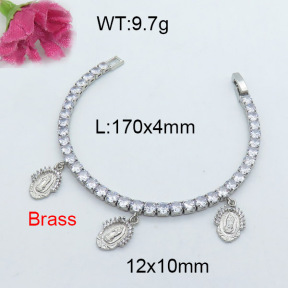Fashion Brass Bracelet  F3B403995vhov-J22