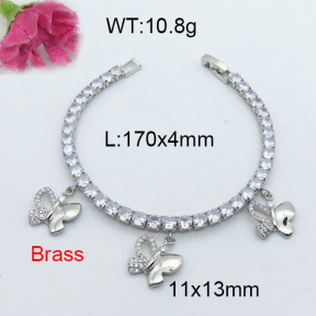 Fashion Brass Bracelet  F3B403997vhov-J22