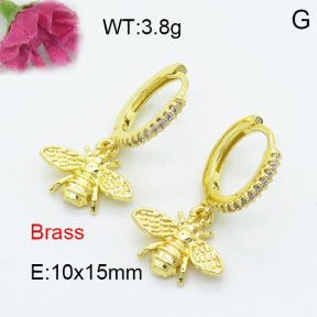 Fashion Brass Earrings  F3E402217vbnb-L024