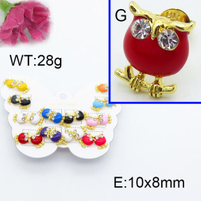 Fashion Brass Earrings  F3E402254vhmv-K01