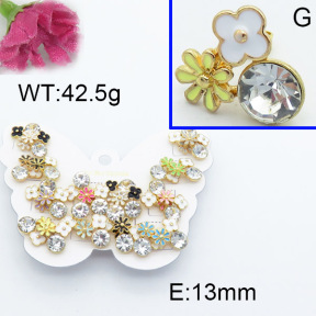 Fashion Brass Earrings  F3E402265vhmv-K01