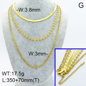 SS Necklace  3N2001780vhkl-908