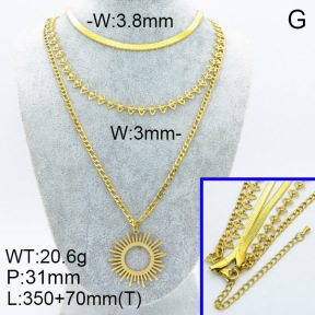 SS Necklace  3N2001784vhnl-908