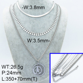 SS Necklace  3N2001793vhnl-908