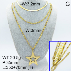 SS Necklace  3N2001824vhkl-908