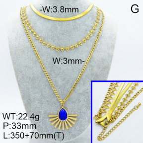 SS Necklace  3N4001780vhol-908