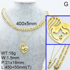 SS Necklace  3N2001848bhia-908