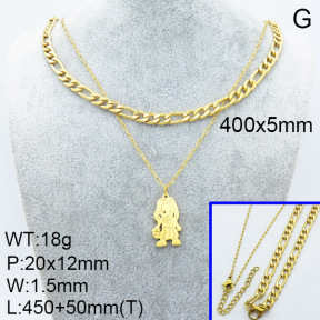 SS Necklace  3N2001852vhhl-908