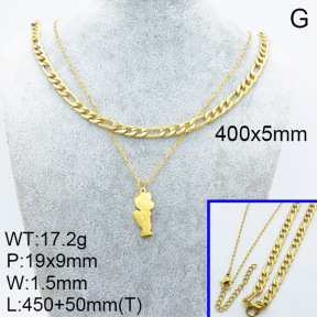 SS Necklace  3N2001856vhhl-908