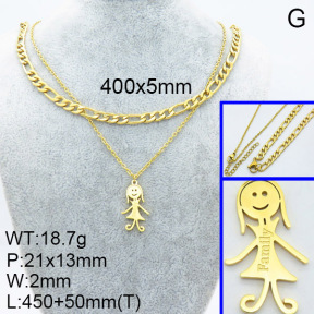 SS Necklace  3N2001860vhha-908