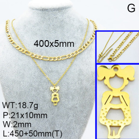 SS Necklace  3N2001864vhha-908