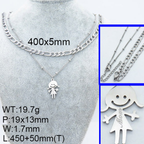 SS Necklace  3N2001873bhbl-908