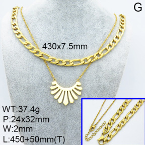 SS Necklace  3N2001888vhkl-908