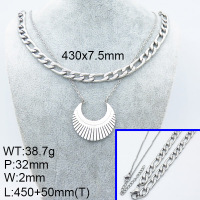 SS Necklace  3N2001893bhjl-908
