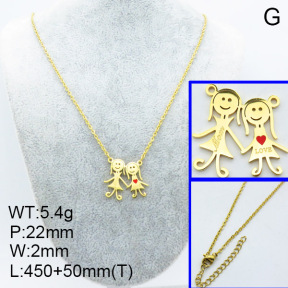SS Necklace  3N3000855bbml-908
