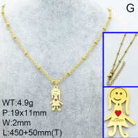 SS Necklace  3N3000863bbml-908