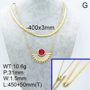 SS Necklace  3N4001800bhil-908