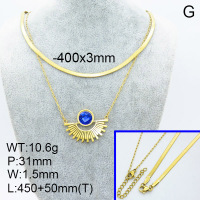 SS Necklace  3N4001808bhil-908