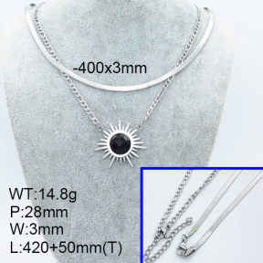 SS Necklace  3N4001817bhia-908