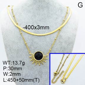 SS Necklace  3N4001828ahjb-908