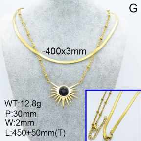 SS Necklace  3N4001840ahjb-908