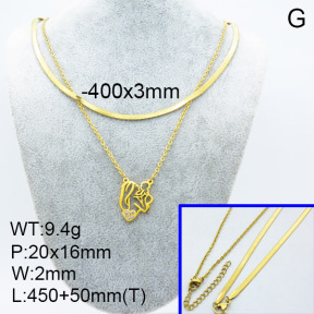 SS Necklace  3N4001848vhha-908