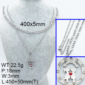 SS Necklace  3N4001861bhia-908