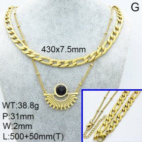 SS Necklace  3N4001912vhml-908