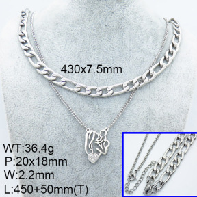 SS Necklace  3N4001945ahjb-908