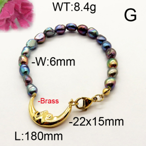 Fashion Brass Bracelet  F6B300489vhmv-J111