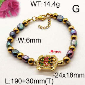 Fashion Brass Bracelet  F6B300500vhnv-J111