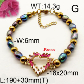 Fashion Brass Bracelet  F6B300504vhnv-J111