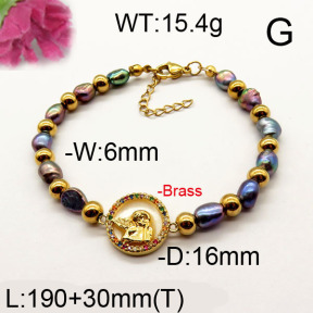 Fashion Brass Bracelet  F6B300505vhnv-J111