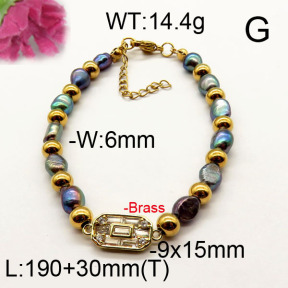 Fashion Brass Bracelet  F6B300506ahlv-J111