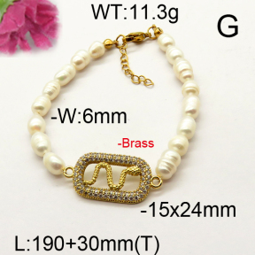 Fashion Brass Bracelet  F6B300515vhnv-J111