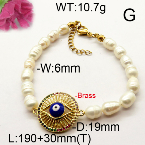 Fashion Brass Bracelet  F6B300518vhnv-J111