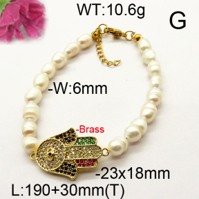 Fashion Brass Bracelet  F6B300521vhnv-J111
