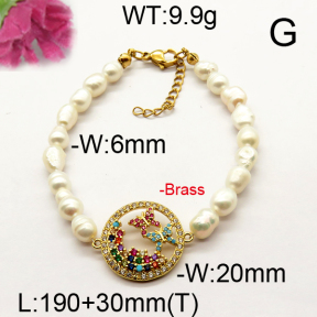 Fashion Brass Bracelet  F6B300523vhnv-J111