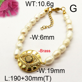 Fashion Brass Bracelet  F6B300526vhnv-J111