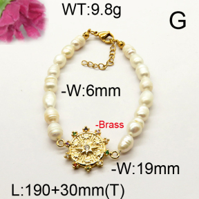 Fashion Brass Bracelet  F6B300531vhnv-J111