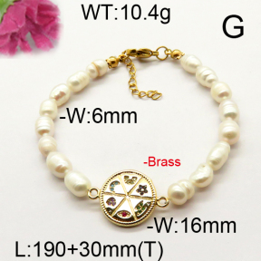 Fashion Brass Bracelet  F6B300533vhnv-J111