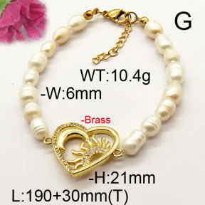 Fashion Brass Bracelet  F6B300536vhnv-J111