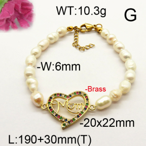 Fashion Brass Bracelet  F6B300537vhnv-J111
