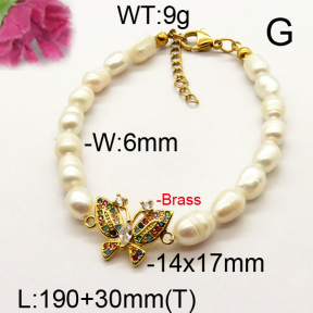 Fashion Brass Bracelet  F6B300538vhnv-J111