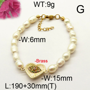 Fashion Brass Bracelet  F6B300543vhnv-J111