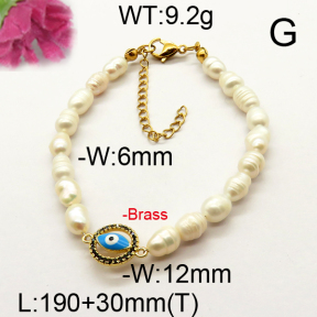 Fashion Brass Bracelet  F6B300544vhnv-J111