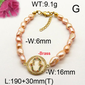 Fashion Brass Bracelet  F6B300546vhnv-J111