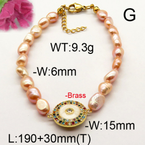 Fashion Brass Bracelet  F6B300550vhmv-J111