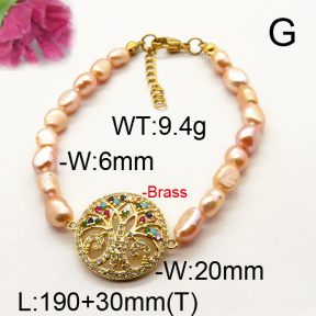 Fashion Brass Bracelet  F6B300552vhnv-J111